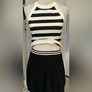 Curated House of Harlow 1960 Knit Halter Top & Skirt Set (XS + M)